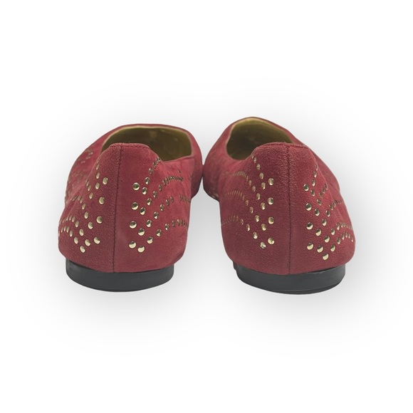 new Enzo Angiolini ❤︎ Stud Suede Ballerina Ballet Flat ❤︎ Pumpkin Spice ❤︎ 8M ❤︎ - Picture 4 of 16